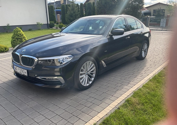 BMW Seria 5 cena 128900 przebieg: 86000, rok produkcji 2017 z Jedwabne małe 56